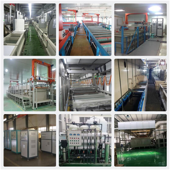 Display of Camouflage Anodizing Production Line