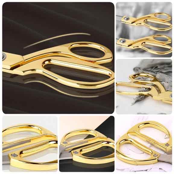 Gold platingTitanium Scissors