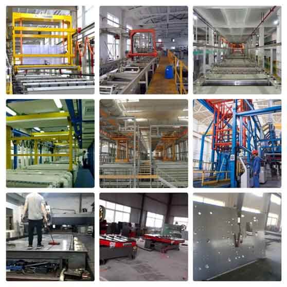 Showcase of Black Chrome Plating Processing Production Line