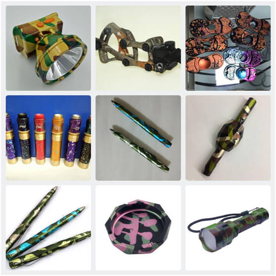 Showcase of Camouflage Anodizing Sample Cases