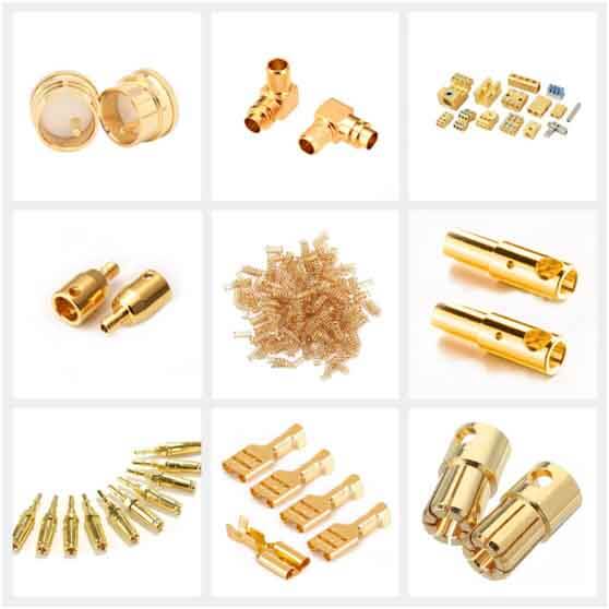 Showcase of Sample Cases for Bright Gold Plating