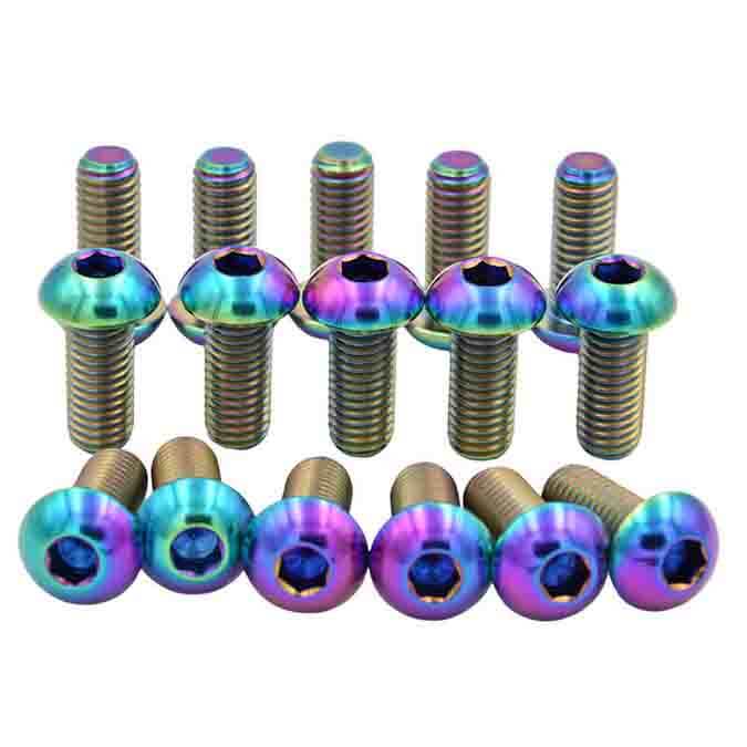 Titanium automatic lathe screws