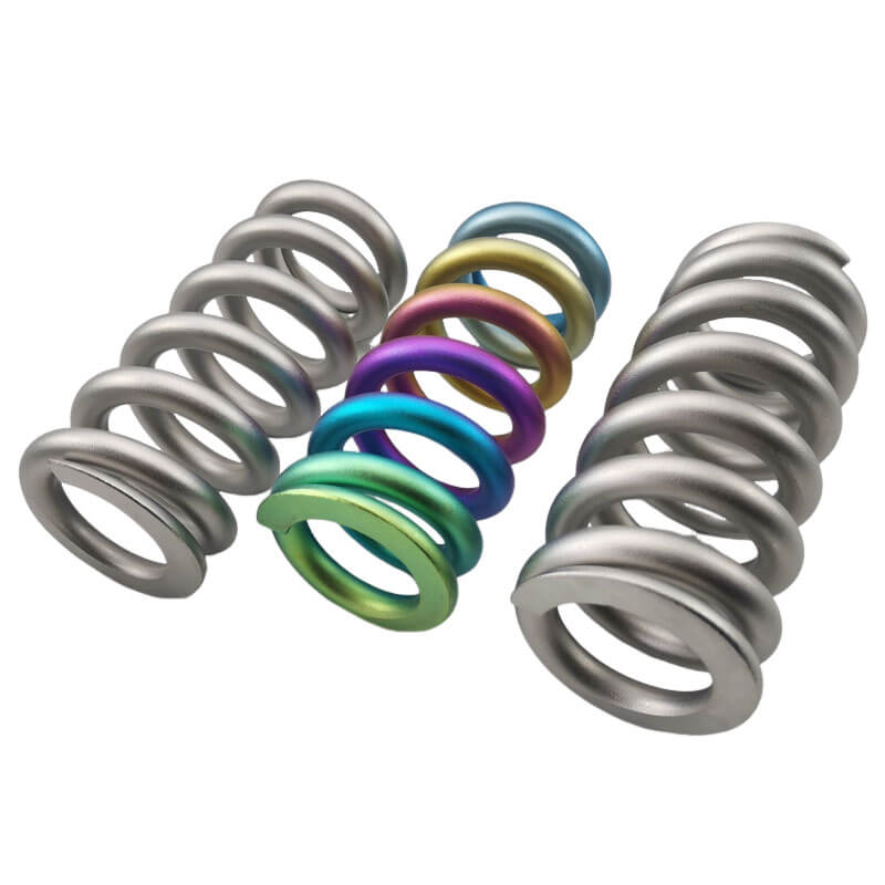 Titanium non standard compression tension spring