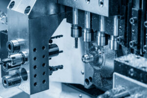 The,Operation,Of,Multi tasking,Cnc,Lathe,Machine,Swiss,Type,Making