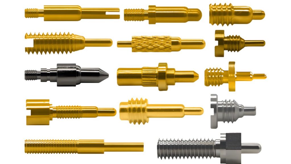 Swiss machined electronic connectors